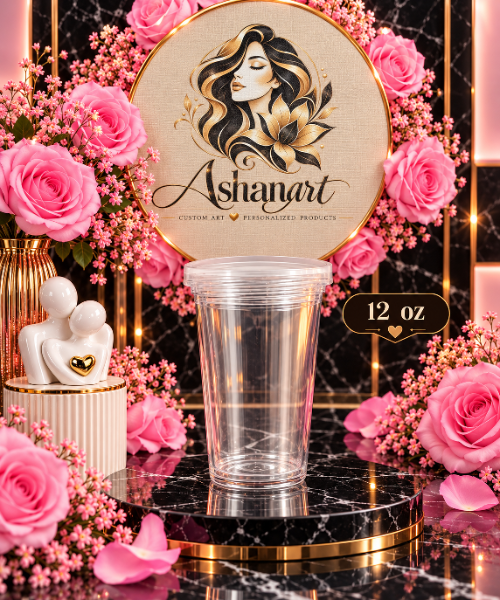 Vaso acrílico personalizado 12 oz
