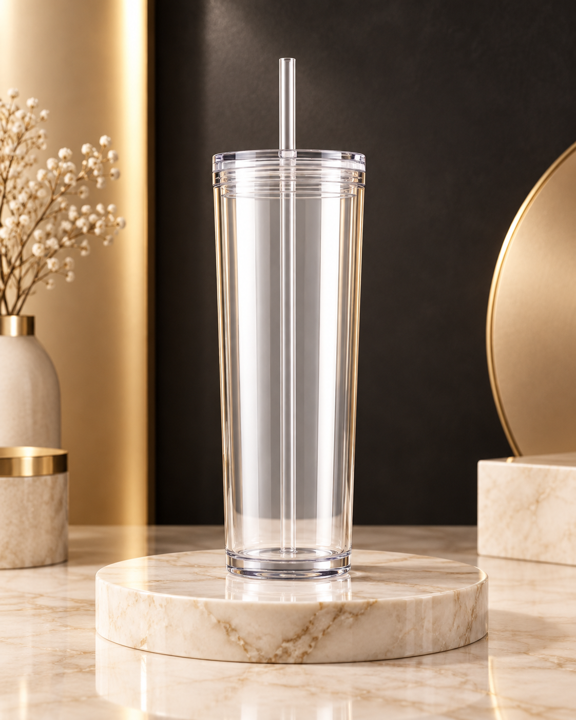 Vaso acrílico personalizado de 24 oz